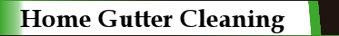 Residential Gutter Cleaning