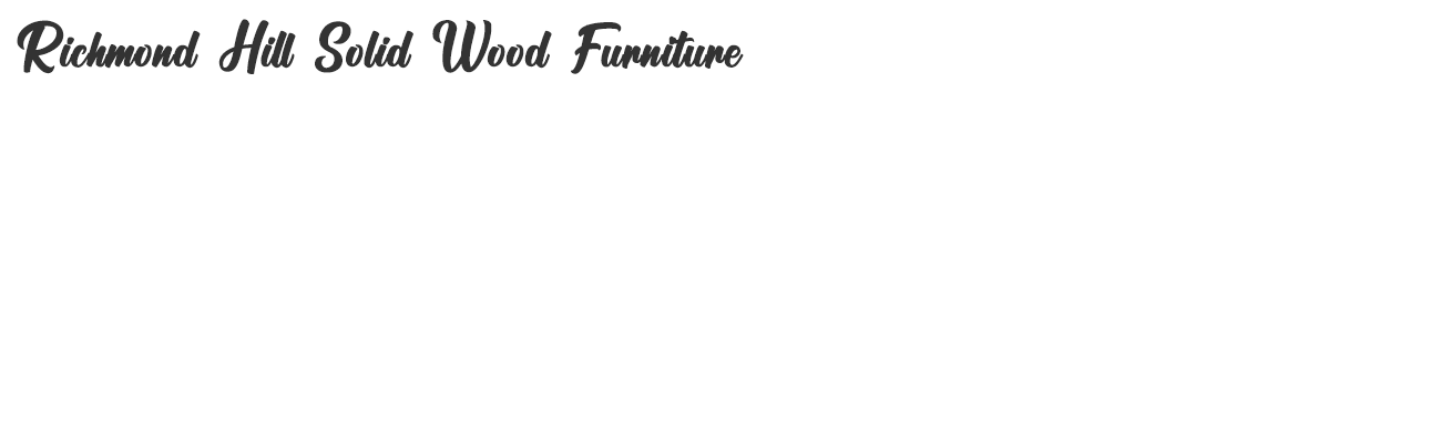Richmond Hill Solid Wood Furniture | Overlay | Harding Wood & Furniture