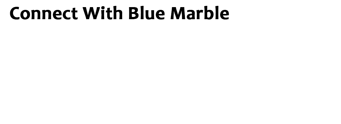 Connect With Blue Marble | Related Services