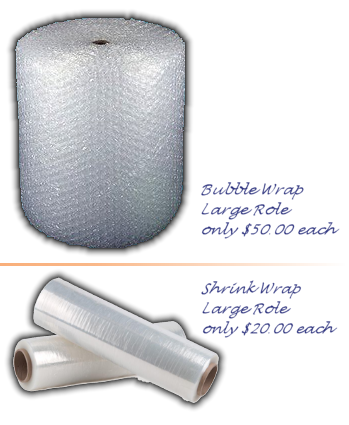 MSJ Moving West | Shrink Wrap | Bubble Wrap
